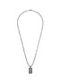 Main View - Click To Enlarge - JOHN HARDY - 'Classic Chain' diamond dog tag pendant necklace