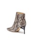  - CULT GAIA - 'Arezoo' snake embossed leather boots