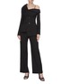 Figure View - Click To Enlarge - MAYA LI - Double belted tailored pants