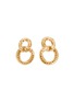 Detail View - Click To Enlarge - JOHN HARDY - 'Classic Chain' diamond 18k gold interlinking earrings