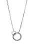 Detail View - Click To Enlarge - JOHN HARDY - 'Classic Chain' silver hammered interlinking pendant necklace