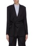 Main View - Click To Enlarge - FFIXXED STUDIOS - 'Wutong' notch lapel belted wool-blend blazer