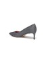  - PEDDER RED - 'Onaly' glitter embellished pump heels