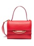 Main View - Click To Enlarge - ALEXANDER MCQUEEN - Double flap leather shoulder bag