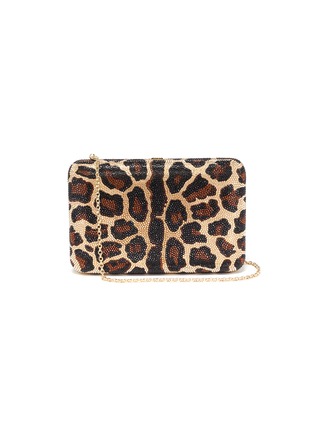 Main View - Click To Enlarge - JUDITH LEIBER - 'Seamless leopard' crystal pavé clutch