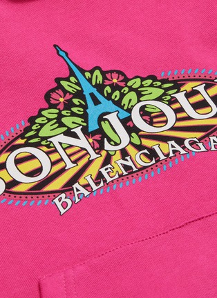  - BALENCIAGA - 'Bonjour' logo hoodie