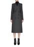 Main View - Click To Enlarge - BALENCIAGA - 'Hourglass' double breast check plaid coat