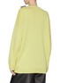 Back View - Click To Enlarge - BALENCIAGA - Logo tab cashmere sweater