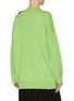 Back View - Click To Enlarge - BALENCIAGA - Logo tab cashmere sweater