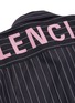  - BALENCIAGA - Yoke Logo Stripe Shirt