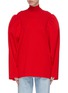 Main View - Click To Enlarge - BALENCIAGA - Puff shoulder oversize knit sweater
