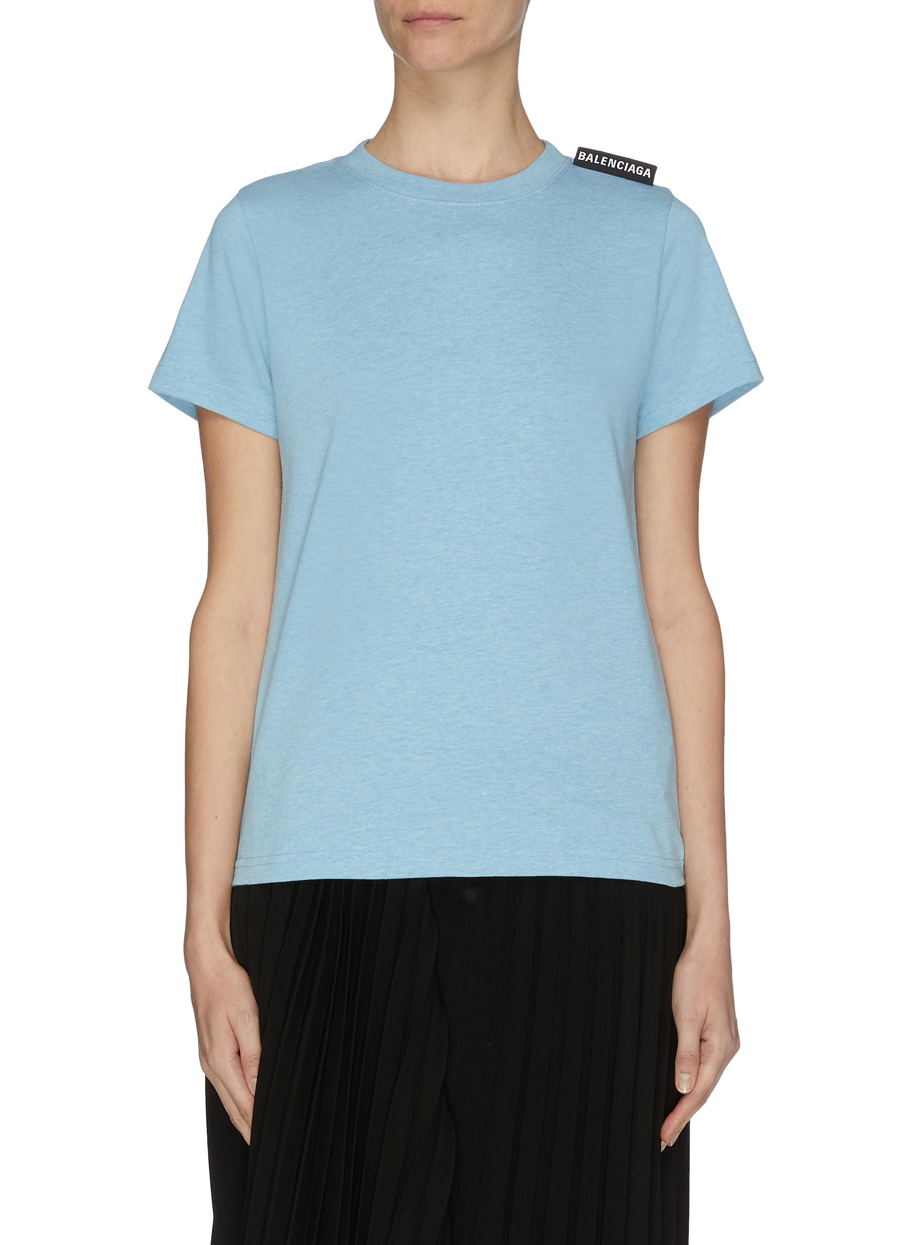 balenciaga logo t shirt women's