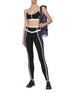 Figure View - Click To Enlarge - ERNEST LEOTY - 'Corset' performance sports bra