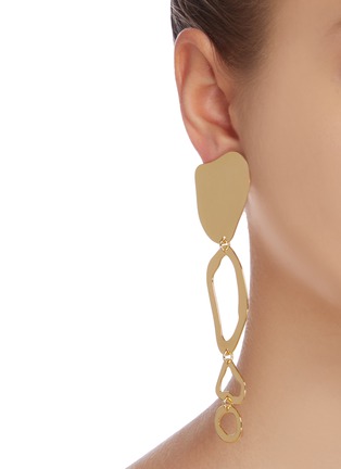 Figure View - Click To Enlarge - CULT GAIA - 'Ziba' nugget shape dangling earrings