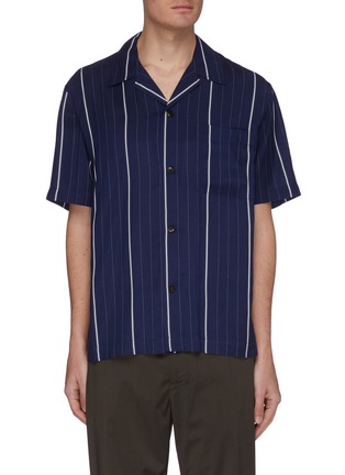 Main View - Click To Enlarge - EQUIL - Stripe bowling shirt