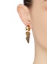 Figure View - Click To Enlarge - OSCAR DE LA RENTA - Swarovski crystal pearl floral earrings