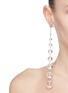 Figure View - Click To Enlarge - OSCAR DE LA RENTA - Ball drop enamel earrings