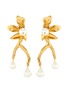 Main View - Click To Enlarge - OSCAR DE LA RENTA - Coral branch clip earrings