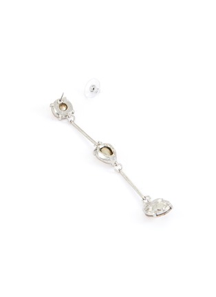 Detail View - Click To Enlarge - OSCAR DE LA RENTA - Crystal embellished drop earrings
