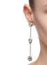 Figure View - Click To Enlarge - OSCAR DE LA RENTA - Crystal embellished drop earrings