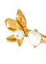 Detail View - Click To Enlarge - OSCAR DE LA RENTA - Resin pearl flower ring