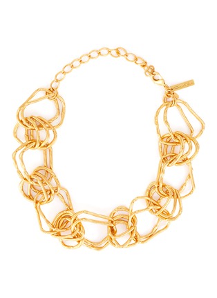 Main View - Click To Enlarge - OSCAR DE LA RENTA - Hammered ring necklace