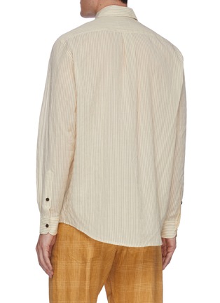 Back View - Click To Enlarge - NANUSHKA - Striped oxford shirt