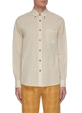 Main View - Click To Enlarge - NANUSHKA - Striped oxford shirt