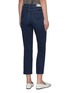 Back View - Click To Enlarge - L'AGENCE - 'Sada' frayed hem crop slim fit jeans
