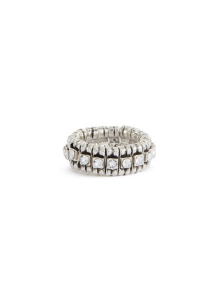 Main View - Click To Enlarge - PHILIPPE AUDIBERT - 'New Broome' swarovski crystal bead ring