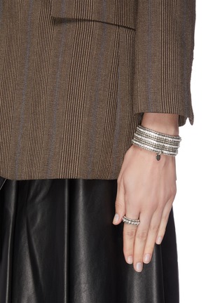 Figure View - Click To Enlarge - PHILIPPE AUDIBERT - 'New Broome' swarovski crystal bead ring