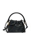 Main View - Click To Enlarge - YUZEFI - 'Mini bom' top handle and crossbody strap leather clutch