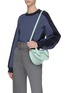 Front View - Click To Enlarge - YUZEFI - 'Dolores' top handle knot detail leather crossbody bag