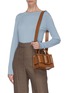 Front View - Click To Enlarge - BOYY - 'Bobby 18' mini buckle leather satchel