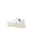 Detail View - Click To Enlarge - VEJA - 'V-12' colourblock leather toddler sneakers