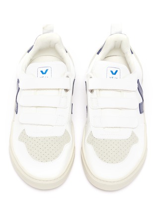 Figure View - Click To Enlarge - VEJA - 'V-10' vegan leather kids sneakers