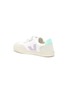 Detail View - Click To Enlarge - VEJA - 'V-12' colourblock leather kids sneakers