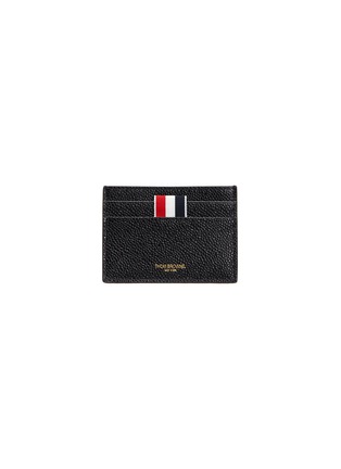 Main View - Click To Enlarge - THOM BROWNE  - Pebble grain leather cardholder