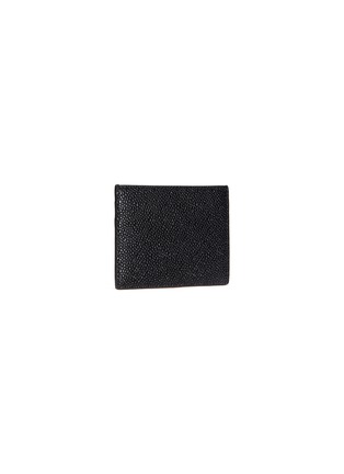 Figure View - Click To Enlarge - THOM BROWNE  - Pebble grain leather cardholder