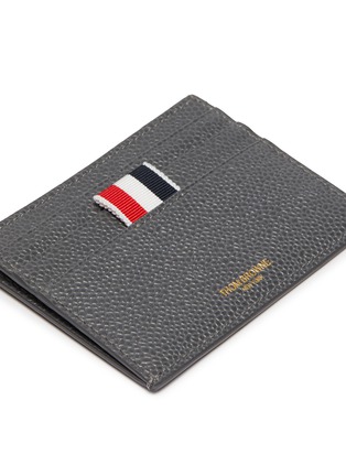 Detail View - Click To Enlarge - THOM BROWNE  - 'Dolphin' stud embellished cardholder