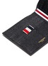Detail View - Click To Enlarge - THOM BROWNE  - Pebble grain leather billfold wallet