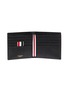 Figure View - Click To Enlarge - THOM BROWNE  - Pebble grain leather billfold wallet