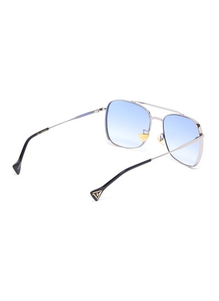 Figure View - Click To Enlarge - DONNIEYE - 'Fearless' Square Metal Frame Aviator Sunglasses
