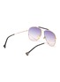 Figure View - Click To Enlarge - DONNIEYE - 'Optimist' Angled Metal Aviator Sunglasses