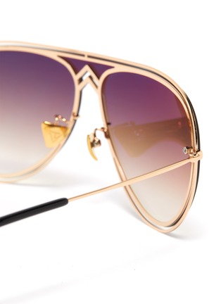 Detail View - Click To Enlarge - DONNIEYE - 'Peace' Metal Aviator Sunglasses