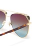 Detail View - Click To Enlarge - DONNIEYE - 'Unifie' Aviator sunglasses