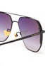 Detail View - Click To Enlarge - DONNIEYE - 'Sagacious' Aviator sunglasses