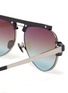 Detail View - Click To Enlarge - DONNIEYE - 'Courageux' Star bar aviator sunglasses