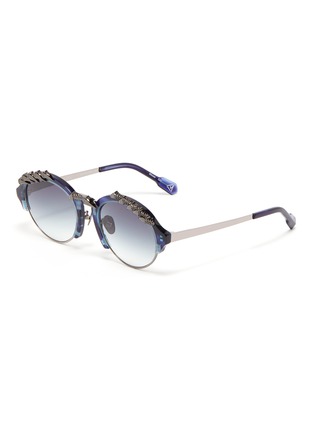 Main View - Click To Enlarge - DONNIEYE - 'Deesse' Claw round sunglasses