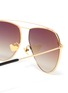 Detail View - Click To Enlarge - DONNIEYE - 'Divine' Aviator sunglasses
